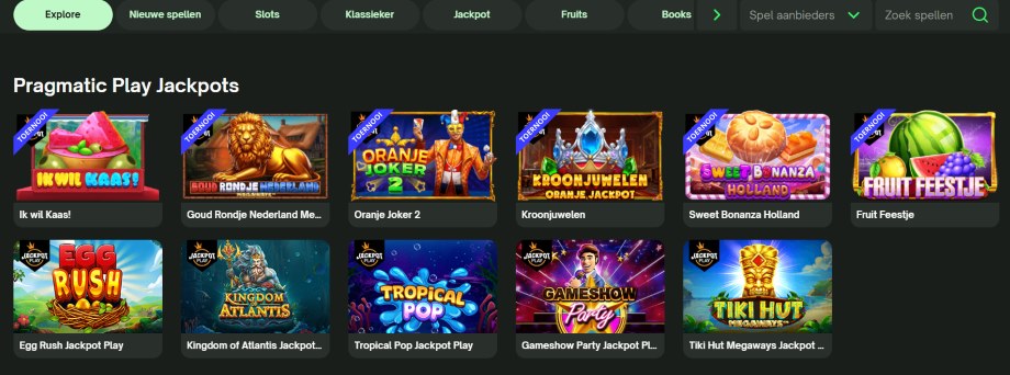 comeon casino spellen