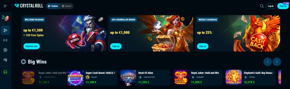 crystalroll casino review