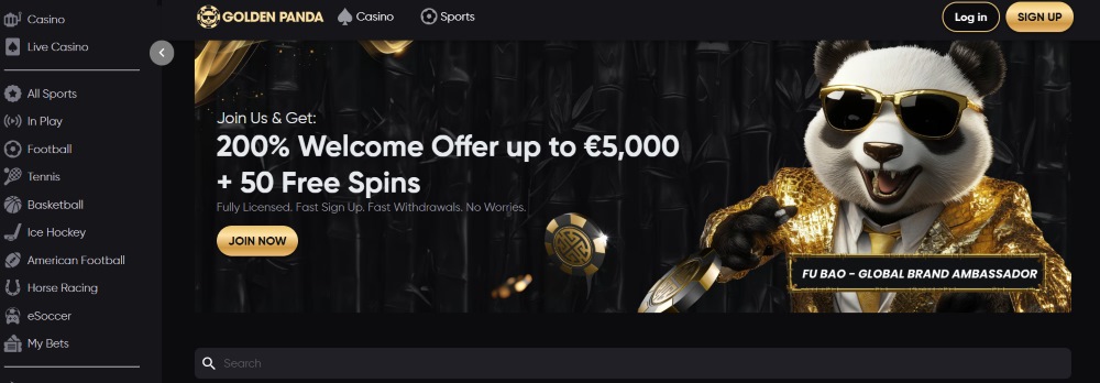 golden panda casino review