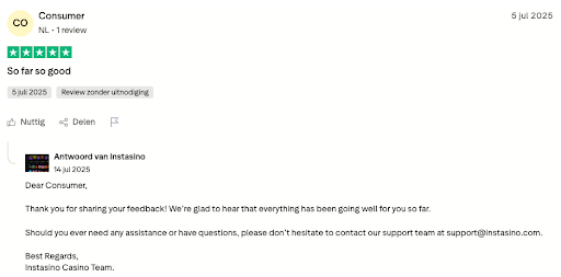 instasino reviews